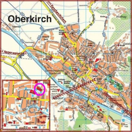 Ortsplan von Oberkirch