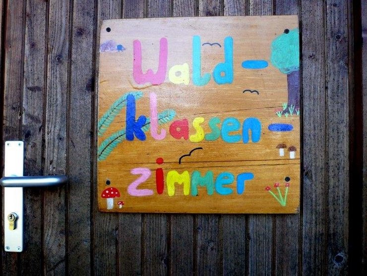 Schild Waldklassenzimmer